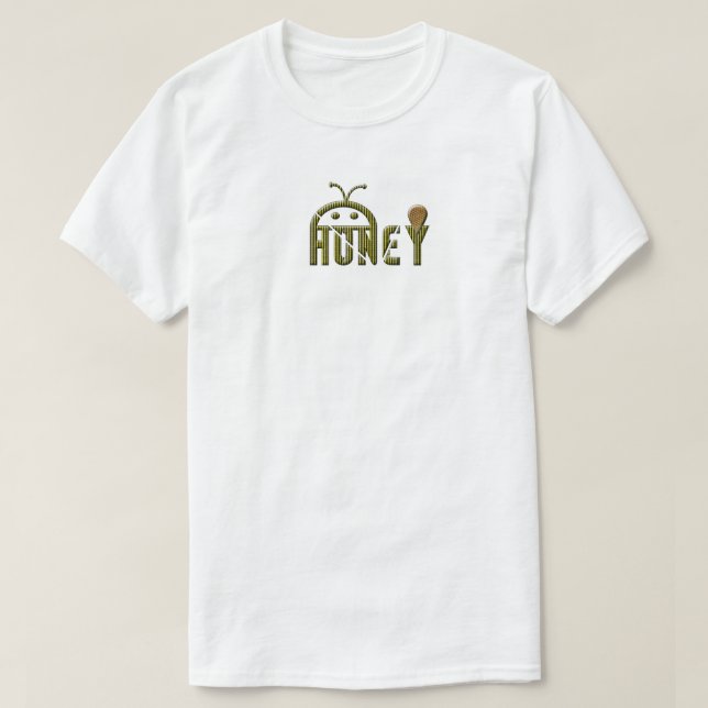 T-shirt Logo de l'abeille et du miel (Design devant)