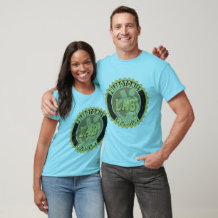 T-SHIRT LOGO DE LABORATOIRE DE PHLEBOTOMIE BADGE
