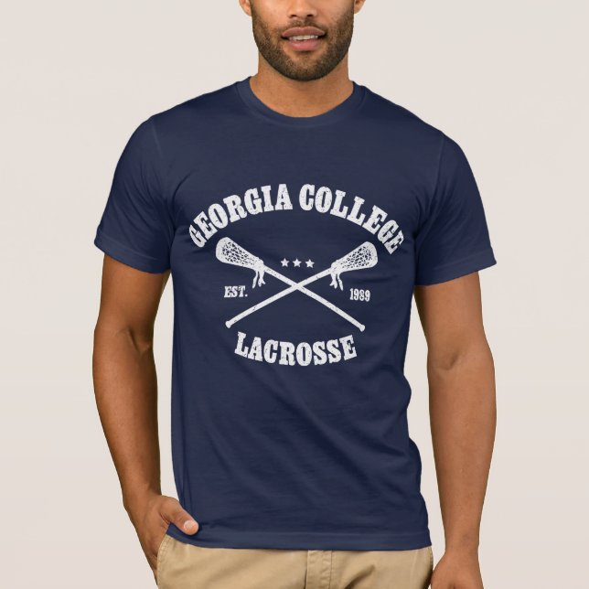 T-shirt logo de lacrosse (Devant)