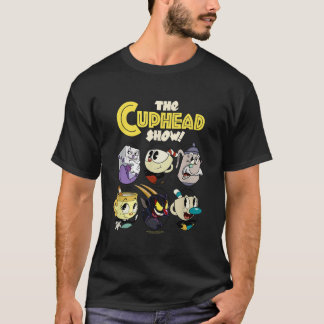 T-shirt Logo de l'affiche du groupe Cuphead Show