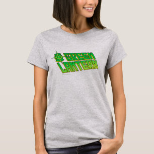 T-shirt Logo de lanterne verte - incliné