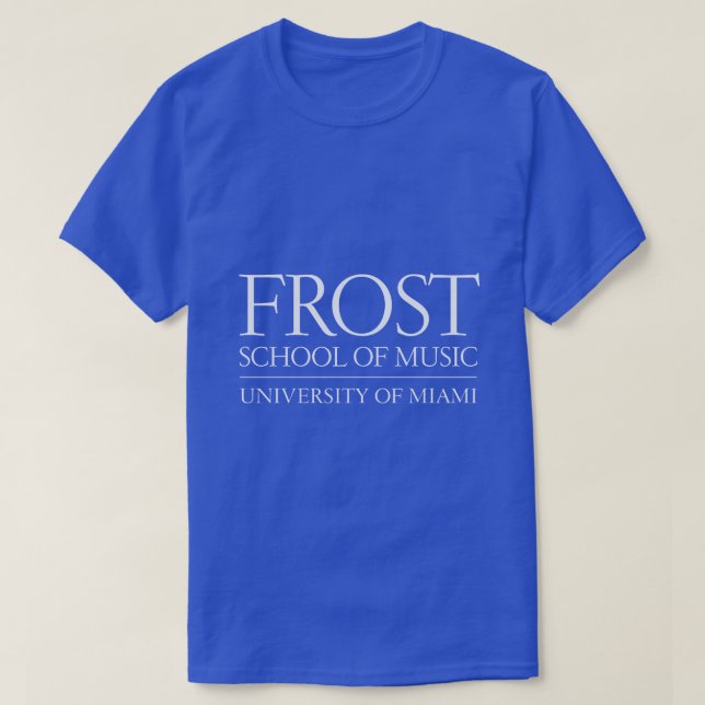 T-shirt Logo de l'École de musique Frost (Design devant)