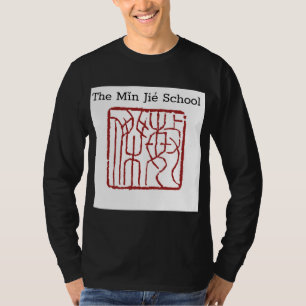 T-shirt Logo De L'École Min Jie+Tout Doit Aller ! Long
