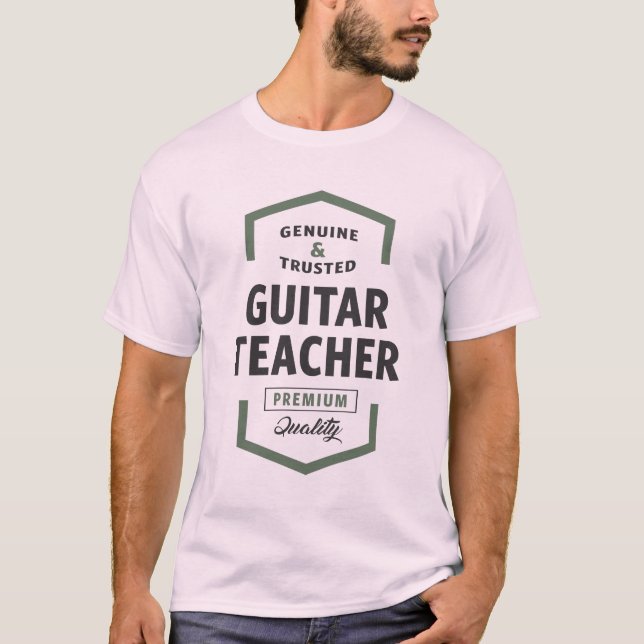 T-shirt Logo de l'enseignant de guitare Tee - shirts (Devant)