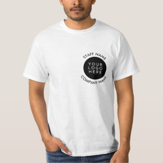 T-shirt Logo de l'entreprise personnalisée à deux faces No