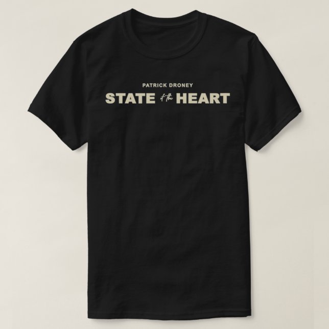 T-shirt Logo de l'état du coeur (Design devant)