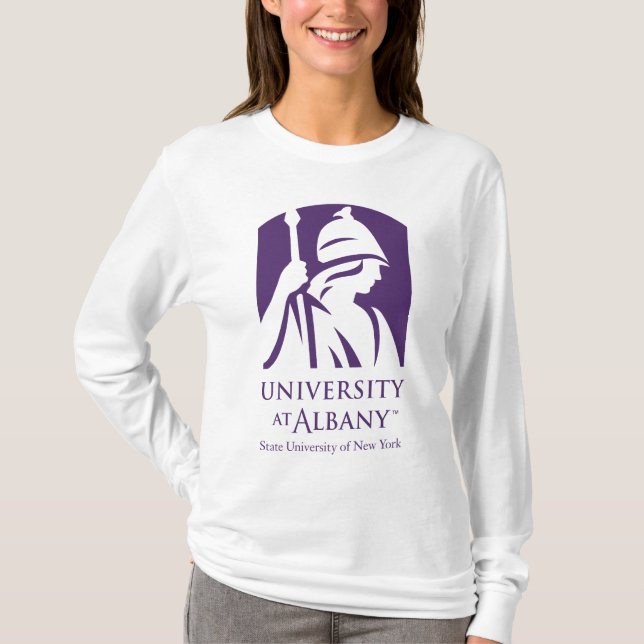 T-shirt Logo de l'Université d'Albany (Devant)