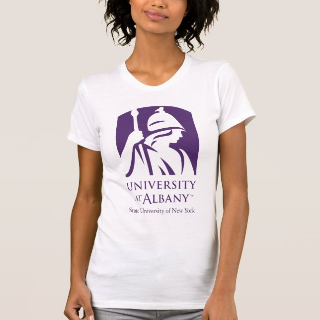 T-shirt Logo de l'Université d'Albany (Devant)