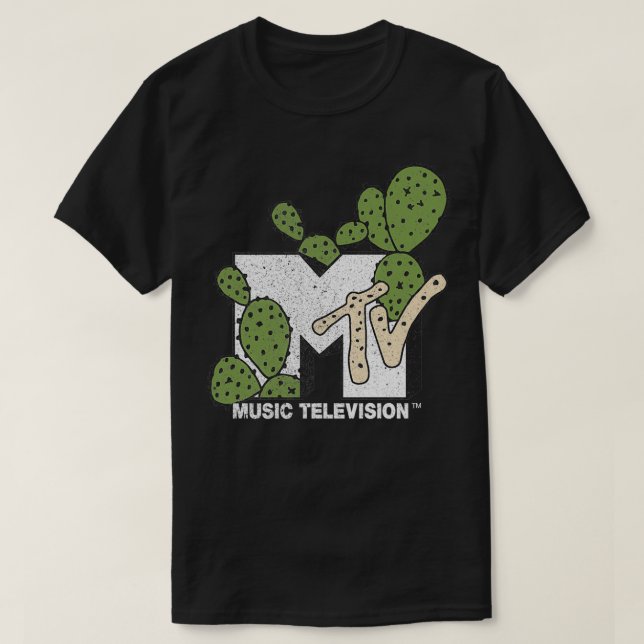 T-shirt Logo de MTV Music Television Cactus (Design devant)