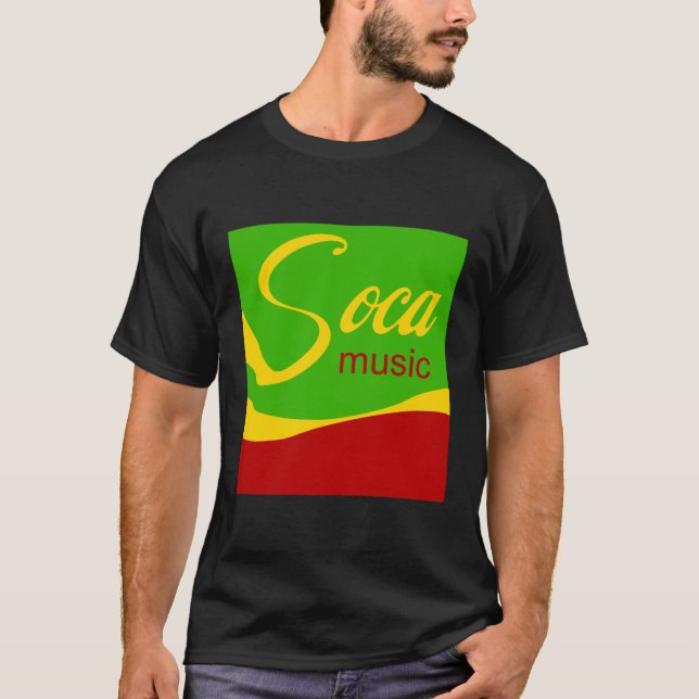 T-shirt Logo de musique de Soca (Devant)