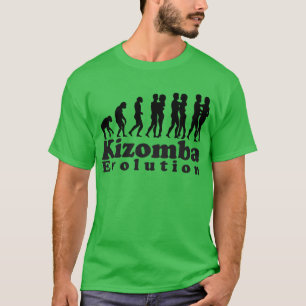T-shirt Logo de noir d'évolution de Kizomba