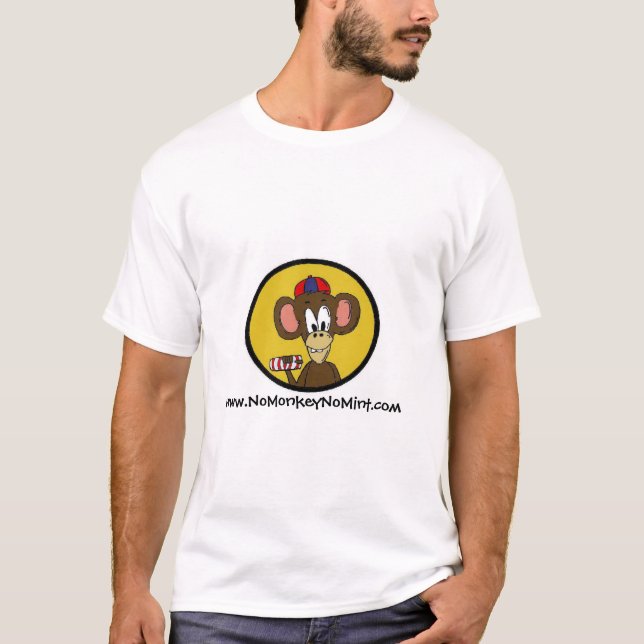 T-shirt logo de NoMonkeyNoMint.com (Devant)