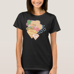 T-shirt Logo de nuage coloré Supergirl