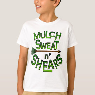 T-shirt Logo de paillis de chemise d'enfants