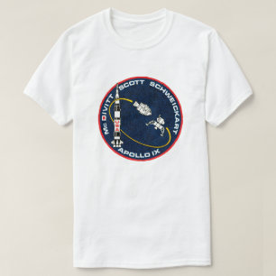 T-shirt Logo de patchs de mission Apollo 9 NASA