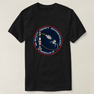 T-shirt Logo de patchs de mission Apollo 9 NASA