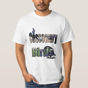 T-shirt Logo de photos d'oiseaux de Cassowary,