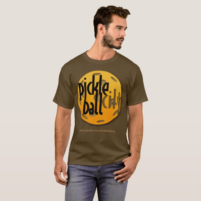 T-shirt logo de pickleballcity (Devant entier)