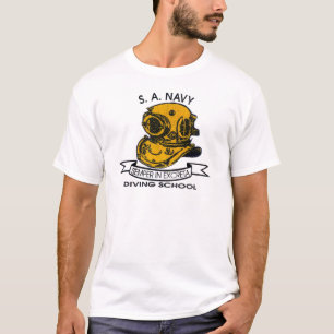 T-shirt logo de plongeur