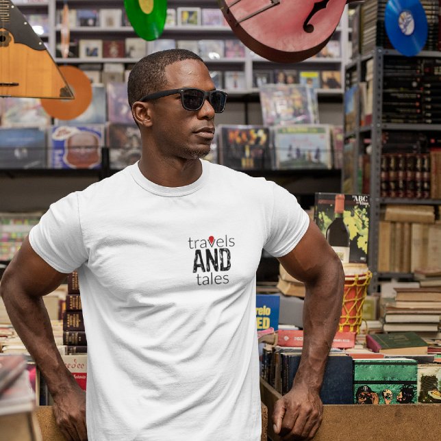 T-shirt Logo de poche Travels and Tales Hommes Chemise (Créateur téléchargé)