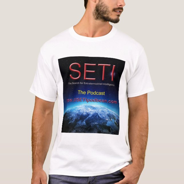 T-shirt LOGO DE PODcast SETI (Devant)