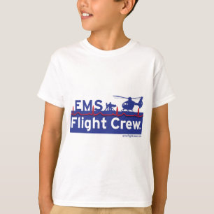T-shirt Logo de remplaçant d'hélicoptère d'équipage de