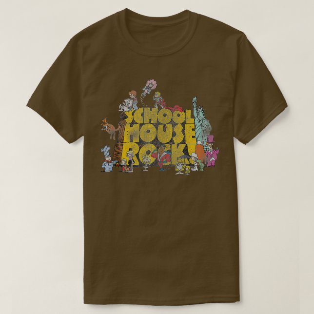 T-shirt Logo de Schoolhouse Rock avec Débardeur de caractè (Design devant)