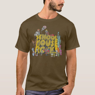 T-shirt Logo de Schoolhouse Rock avec Débardeur de caractè