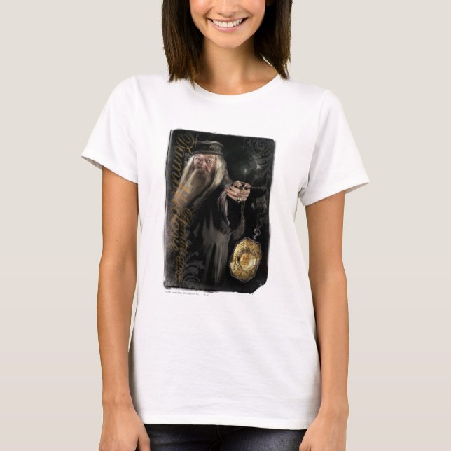 T-shirt Logo de script Dumbledore (Devant)