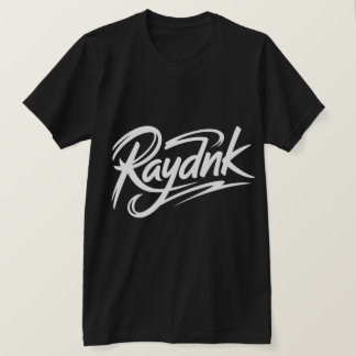 T-shirt Logo de script personnalisé Raydnk