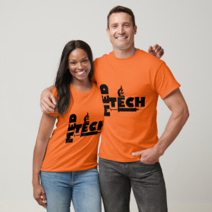 T-SHIRT LOGO DE SERINGUE DE MICROSCOPE DE MED TECH