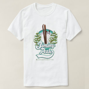 T-shirt logo de ski jiminy pic massachusetts