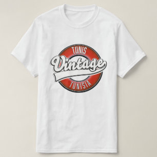 T-shirt Logo de style vintage Tunis Tunisie