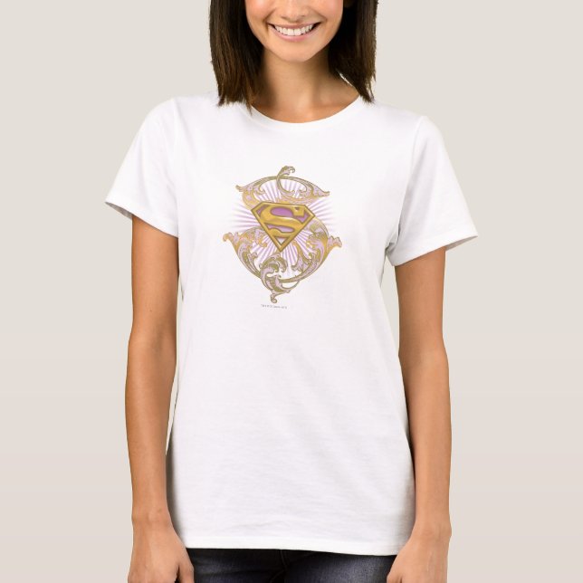 T-shirt Logo de Supergirl Starbust (Devant)