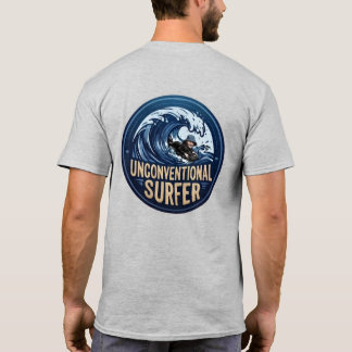 T-shirt Logo de surfeur de tapis non conventionnel
