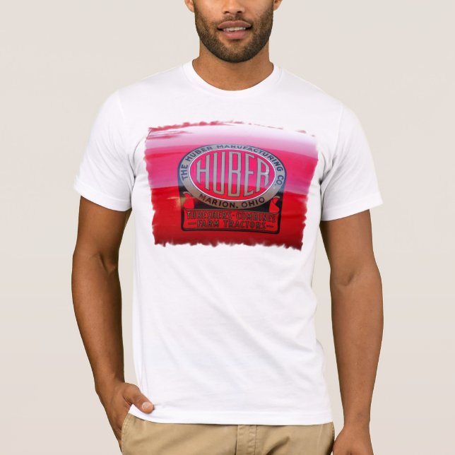 T-shirt Logo de tracteur de Huber (Devant)