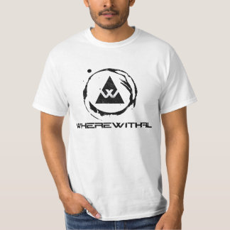 T-shirt Logo de triangle de moyens/T-shirt nommé de bande