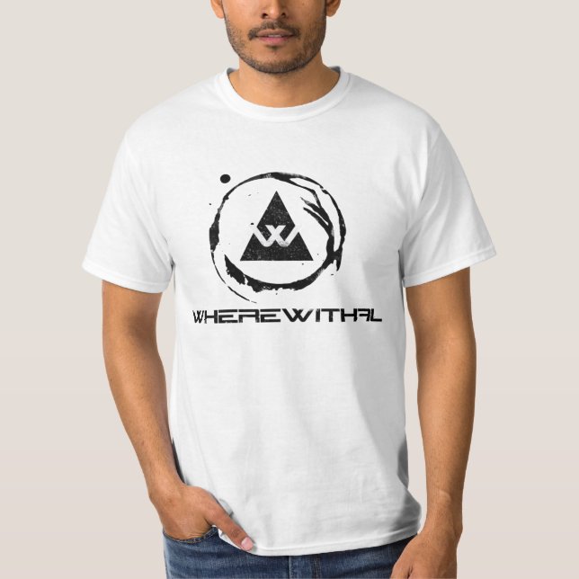 T-shirt Logo de triangle de moyens/T-shirt nommé de bande (Devant)