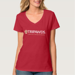 T-shirt Logo de Tripawds T (Femmes, Sombre)