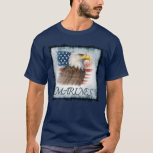 T-shirt Logo de vétéran du Corps des Marines