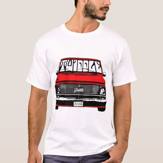 T-SHIRT LOGO DE VOITURE DE TOUR (Devant)