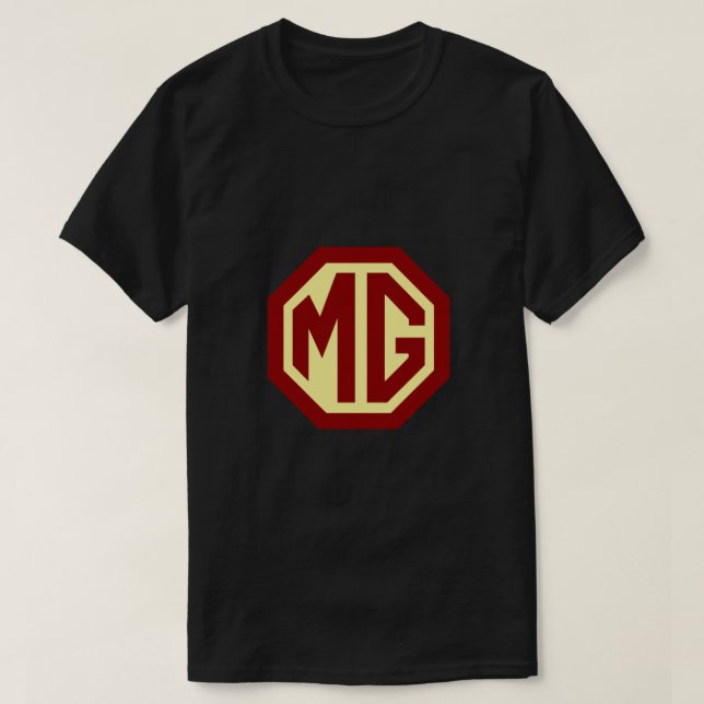 T-shirt Logo de voitures classiques - MG (Design devant)