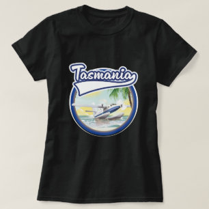 T-shirt logo de voyage en Tasmanie