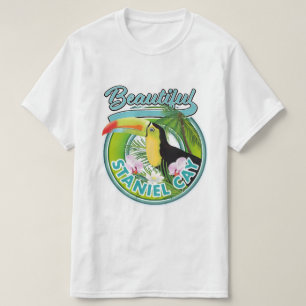 T-shirt Logo de voyage Staniel Cay