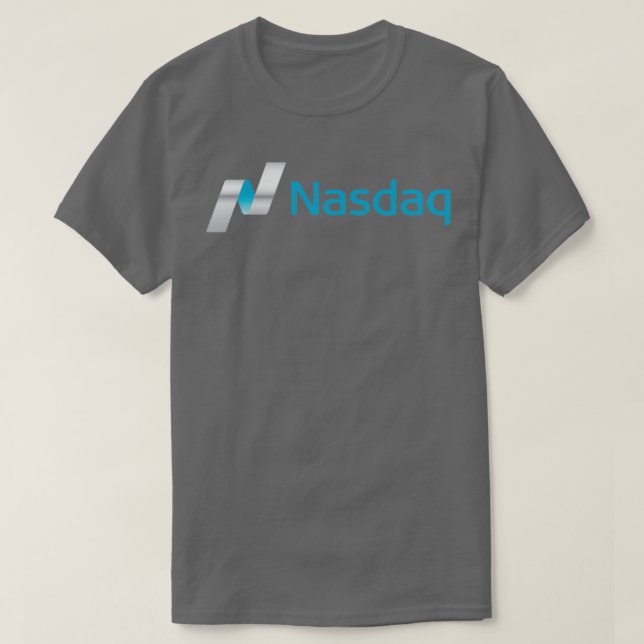 T-shirt Logo d'échange Stock de Nasdaq (Design devant)