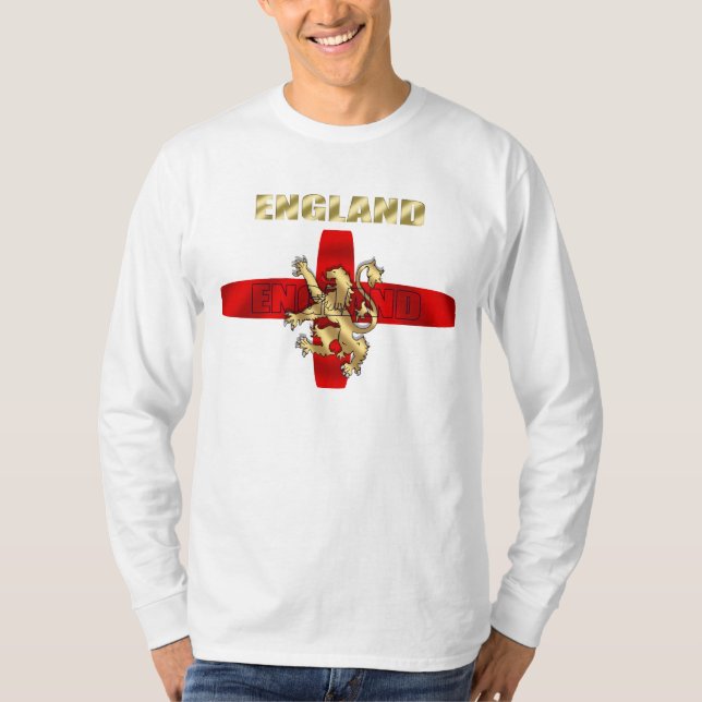 T-shirt Logo d'ensemble de l'Angleterre et cadeaux du (Devant)
