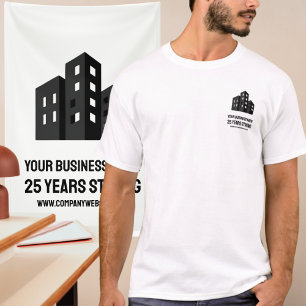 T-shirt Logo d'entreprise célébrant # ans sur mesure