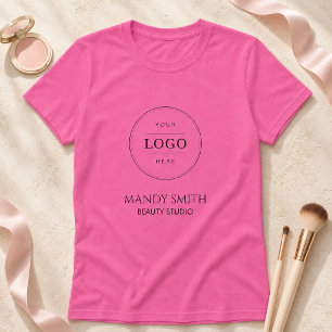 T-shirt Logo d'entreprise de salon de beauté maquillage