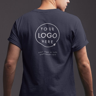 T-shirt Logo d'entreprise Employé de marque Back