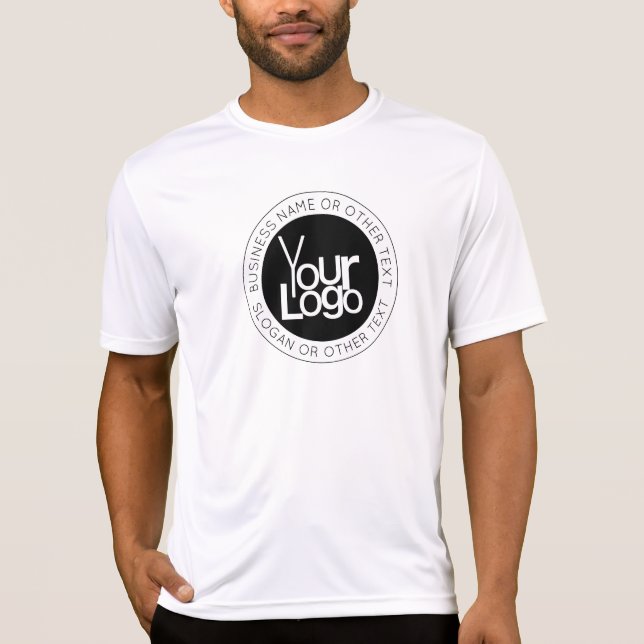 T-shirt Logo d'entreprise et texte moderne simple modifiab (Devant)